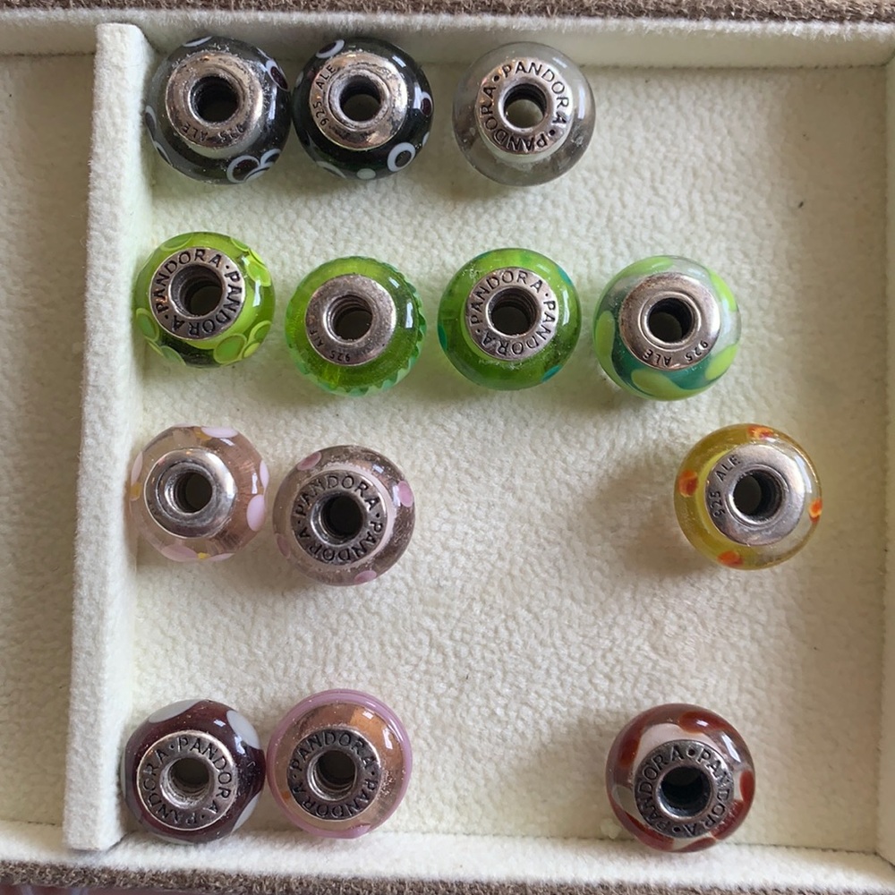 Pandora Glass Charms sold separate $17 or together